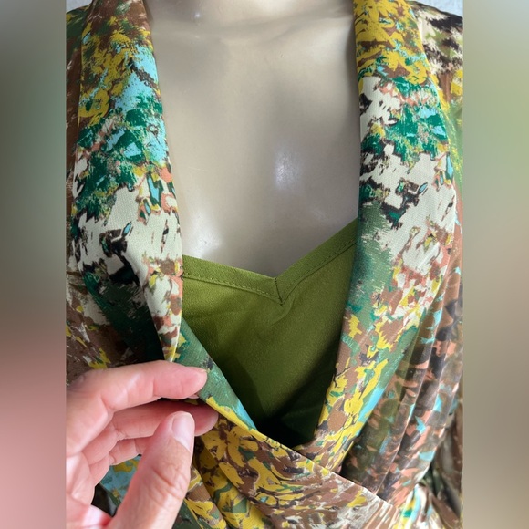 ELOQUIL Flowy Printed Dress floral print size 18 NWT - Picture 9 of 16